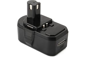 Exmate Bateria 18 V 5 Ah do Ryobi ONE + RB18L50 RB18L40 RB18L25 BPL-1815 BPL-1820G BPL18151 BPL1820 P102 P103 P104 P105 P106 P100006 P17 P10 8. Bateria litowo-jonowa