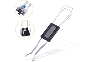 Wommty 2 PCS 2 in 1 Professional Keycap Puller Keycap Remover + Key Axis Remover for Mechanical Keyboard for Removing Fixing Keyboard Tools