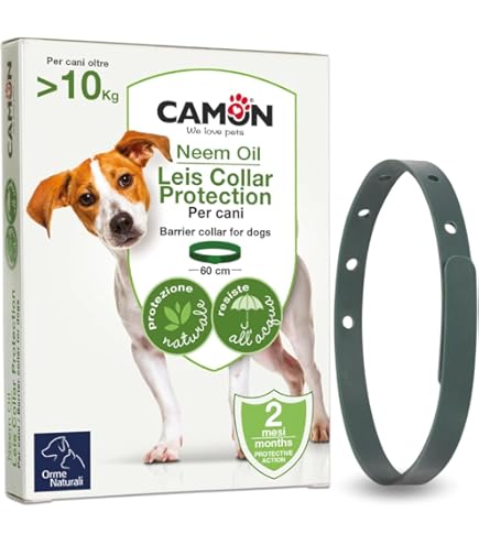 Collare Antiparassitario Per Cani - 3 Confezioni Con Olio Di Neem, Taglia Grande - Foto 12