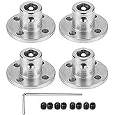 winwill 4 Stück Flansch Kupplung für Wellenkuppler für Modellbaumotoren 6mm 6mm