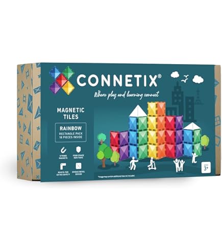 Connetix Clear Starter Pack, 34 Pieces : Amazon.co.uk: Toys & Games