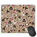 Produktbild Tattoo Dogs Tan Computers Thick Keyboard Non-Slip Rubber Base Mouse pad Mat 7 X 8.6 inch