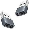 Kanget USB Type C Female to USB Male Adapter Type c Connector, USB Converter with Standard USB 3.1 Interface (5 Gbps) Black