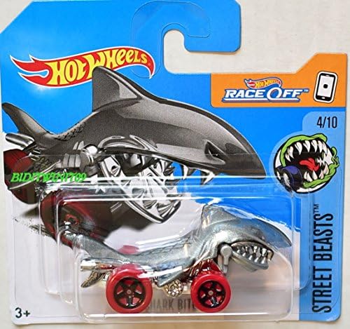 2017 Hot Wheels Street Beasts Shark Bite 243/365 (Short Card)