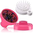 ZOCONE Nero Diffusore Capelli Ricci Silicone Diffusore Universale Capelli, 4-5cm Portatile Pieghevole Universale Diffusore da