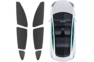 BASENOR 2019-2024 Tesla Model 3 Parasol Ventanas Laterales Parabrisas Trasero Parasoles Cubiertas Reflectantes a Prueba de Rayos UV y protección de la privacidad Model 3 Highland Accesorios