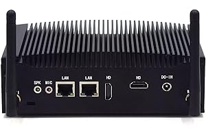 WEIDIAN Mini PC Industriel i5 8260U, Fanless PC sans Ventilateur 16Go RAM 512Go SSD, Win 11 Ordinateur Industriel 4K 2HD, 2X RS232, 8USB, 2X RJ45 LAN, Auto Power on, pour Business School Home