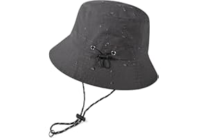 Voqeen Sombrero de Pescador Impermeable para Hombre y Mujer para Caminar con Perros Golf Safari,Señoras Sombreros de Lluvia Verano Playa Gorra de Pesca UPF 50+ Ajustable Plegable