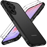 ivoler Funda Mate para Samsung Galaxy A37 5G con 2 Piezas Cristal Templado, [Protecci&oacute;n Lente C&aacute;mara] [Protecci&oacute;n Militar] Ca