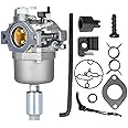 Czsmbt Carburetor Replacement for 42" Troy Bilt Pony Riding Mower Replacement for Briggs & Stratton 17.5 I/C OHV Engin Lawn Mower Tractor Tune-Up Kit