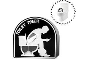 PICKONA 5 Minuten Toilette Sanduhr Timer | Kreative Sanduhr Sand Toilette Sanduhr Timer | lustige Geschenke für Männer, Ehemann, Papa, Vatertag, Geburtstags Gag