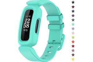 TopPerfekt Bracelet Compatible avec Fitbit Ace 3 Enfants, Silicone Souple, Band Montre Imperméable, Sport Accessoires Garçon et Fille