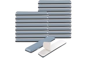 HTTYHT 20PCS Patin Glissant PTFE adhésif Patins en téflon pour Meubles de Protection de Sol Gris(70x19mm)