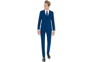 OppoSuits Men Suit Set di Pantaloni Eleganti da Lavoro Bambino