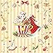 Produktbild 20 Servietten Weihnachten Advent Geschenke Schlitten Weihnachtsbaum Christmas Weihnachtsdeko Lebkuchen 33 x 33cm