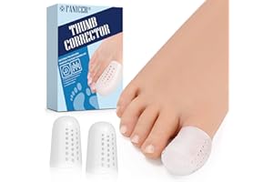 VIEXPAND 16 Pezzi Protezione Dita Piedi Silicone, Protezione Alluce, per Ammortizzare Unghie Mancanti o Incarnite, Copri Piedi Traspiranti, Per Calli, Prevenire Vesciche, Attrito Antidolorifico