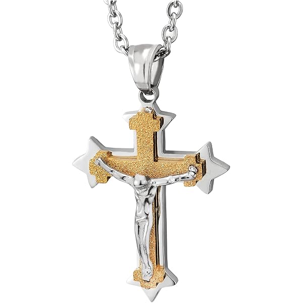 Kreuzkette Gold Kreuzanhänger Mit Echten Edelsteinen Zu Günstigen