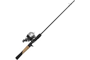 Zebco 33 Spincast Reel and 2-Piece Fishing Rod Combo, 5-Foot 6-Inch Durable Fiberglass Rod, Quickset Anti-Reverse Fishing Reel with Bite Alert