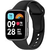 CONSTRAIN Xiaomi Redmi Watch 3 Active ile Uyumlu Klasik Zore Kordon &ndash; Siyah