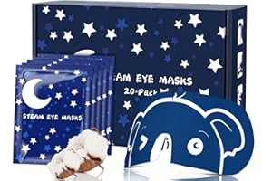 ProCIV Steam Eye Mask 20 Packs Warming Eye Mask Self Heating Eye Masks Lavender Sleep Mask for Dry Eyes,Plane Travel Essentials, Sleep Gift Set for Students|Teacher|Men|Women|Friend|Family