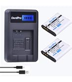 Norifon NP-40 LCD USB Chargeur pour Casio Exilim EX-FC100, EX