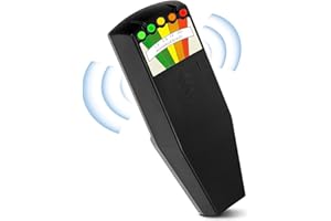 DINGBIU Handheld Emf Meter Reader Ghost Hunting - Magnetic Field Detector Electromagnetic Paranormal Equipment Tester 50hz-20,000hz EMF Reader for Office, Home - Black