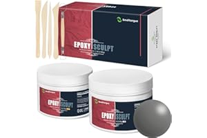 Smalltongue AB Epoxid Skulp ton, 2 teilige Modelliermasse (A & B), 0,9 kg, Epoxid Skulptur, Modelliermasse, Modelliermasse, Modelliermasse, Nachrüstung und Skulptur, natürliche Farben