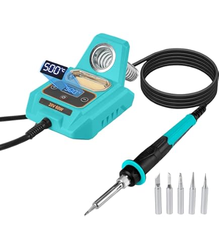 Draadloze Soldeerbout voor Dewalt 18V/20V Batterij, Draagbare Soldeerboutset met Snelle Opwarming en Instelbare Temperatuur, °C/°F Omrekening voor DIY, Apparaatreparatie, Draadsolderen Draadloze Soldeerbout voor Dewalt 18V/20V Batterij, Draagbare Soldeerboutset met Snelle Opwarming en Instelbare Temperatuur, °C/°F Omrekening voor DIY, Apparaatreparatie, Draadsolderen