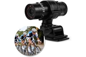 Asixx Bike Camera, Mini Portable Sport Camera Full HD 1080P Waterproof Bike Car Outdoor Sport DV Video Camera, 120 Degree A+ Grade High-resolution Wide Angle Lens