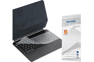 Digi-tatoo Film Protecteur de Clavier Compatible avec 2025 Magic Keyboard pour iPad Air 13 Pouces (M3)/2024 Magic Keyboard pour iPad Pro 13 Pouces (M4), TPU Transparent, Français/Européen