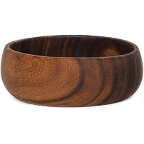 APS 796 ACACIA – Ciotola In Legno Di Acacia Oliato, 27x27x8,5 Cm – 3 Litri