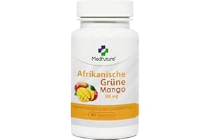 MEDFUTURE African Green Mango 60mg 60 Tabletten Gesunder Gewichtsverlust