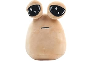 YNNHUDEEP Alien Pou,Pou Peluche, Pou Triste, Pou Peluche Triste 8,6 pollici, Pou Peluche Alieno, Peluche Animale Peluche Emozione - 100% Cotone Bambini e Adulti