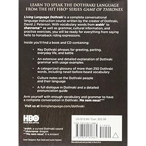 Living Language Dothraki: Game of Thrones