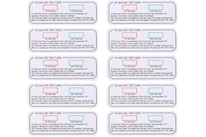 CIKIKI Light Test Cards UVA UVC Test Cards Light Wavelength Indicator Cards