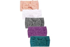 Hocaies Vendas del bebé Hairband de los bebés recién Nacidos Diademas de bebé anchas con lazo Diadema Elástica Niñas Banda Para Cabeza Bebe Accesorio Bebe Niñas Recien Nacida