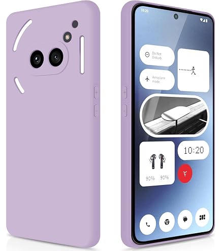 Cover Per Ricarica Wireless IVoler Cover Per Nothing Phone 2a / 2a+ / 2a Plus, Custodia Antiurto Custodia Lussuosa Con Bordi Oro