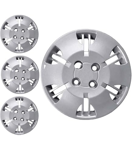 Copricerchi Per Fiat Panda New Dynamic 13 Pollici - Kit 4 Pezzi, Logo Blu, Non Originali - Foto 4