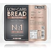 BeKeto No1 Keto Pan 190g - Gluten Free Keto Bread - High Fiber &amp; Protein Food for Keto &amp; Low Carb Diet
