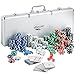 eSecure - Professional 11.5g 500pcs Poker Set inc. Dice, Dealer & Blind Buttons, 2 Card Decks & Aluminium Carry Case