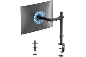 Suptek Supporto per Monitor da Scrivania Braccio per Schermo LED LCD da 13 a 27 Pollici Supporto per Monitor pc con Morsetto Staffa MD9421
