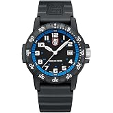 Luminox Leatherback SEA Turtle Giant XS.0324 Erkek Saat 44 mm - Siyah/Beyaz/Kırmızı, G&uuml;ndelik