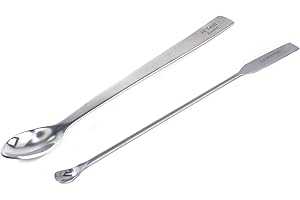 ‎BLUEINOX blueINOX Sparset Apothekerlöffel (Dosierlöffel) und Mikro-Löffelspatel (Salbenspatel)