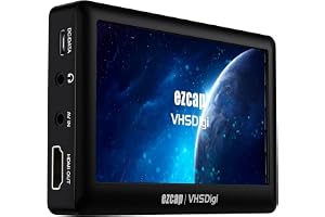 Ezcap CVBS till Digital Converter med 4,3 tums LCD-skärm,Portable Composite AV Video Recorder