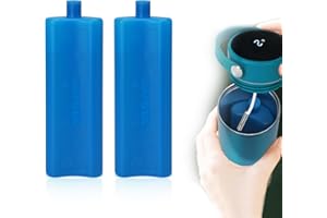 YOUSHARES Ice Packs for Insulin Cooler Bottle - Reusable Ice Box for Medicine Travel Cool Bag, Keep Insulin Pen Cooling 24h for Diabetic Supplies(2PCS)
