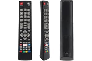 YIBICHIN Remote Control BLF/RMC/0008 BLFRMC0008 for Blaupunkt Full HD LED 3D Smart TV, Replacement for Blaupunkt TV Remote Control, with NETFLIX and YouTube Shortcut Keys, No Setup Required