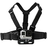 QuikProf GoPro Adjustable Chest Strap Mount Body Belt Harness For Gopro Hero, SJCAM, Yi & Other Action Cameras