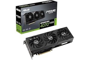 ASUS Prime GeForce RTX 4070 Ti SUPER OC Edition 16GB GDDR6X Gaming Scheda grafica (Nvidia RTX4070 DLSS3, PCIe 4.0, 1x HDMI 2.1a, 3x DisplayPort 1.4a, PRIME-RTX4070TIS-O16G)