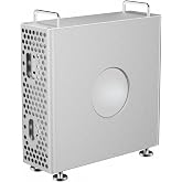 McStorey Mac Mini M4 / M4 Pro Uyumlu Al&uuml;minyum Dikey Stand &ndash; Masa&uuml;st&uuml; Koruma Kılıfı, Kompakt Soğutmalı Metal Tutucu, Şık ve G