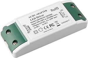 Elezenioc Trasformatore LED 12V 24W LED Trasformatori 2A LED Driver Alimentatore Convertitore LED per MR16 GU5.3 MR11 G4 Bassa Tensione Striscia Lampadina [Classe di efficienza energetica A+]